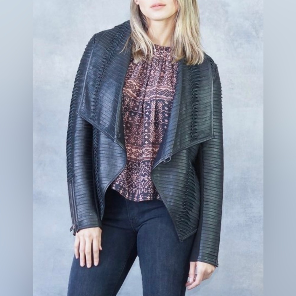 Line The Label Lambskin Leather Jacket